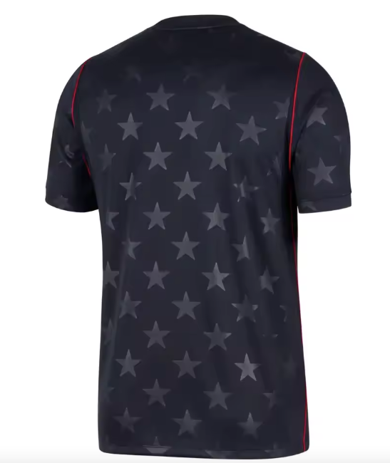 USA 2026 Away Soccer Jersey - Navy Blue Star Print | Quick Dry Fan Edition